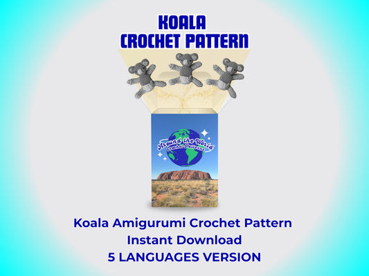 Koala Amigurumi Crochet Pattern - Easy PDF for Beginners