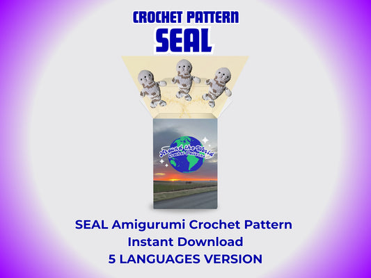 Seal Amigurumi Crochet Pattern - Easy PDF for Beginners