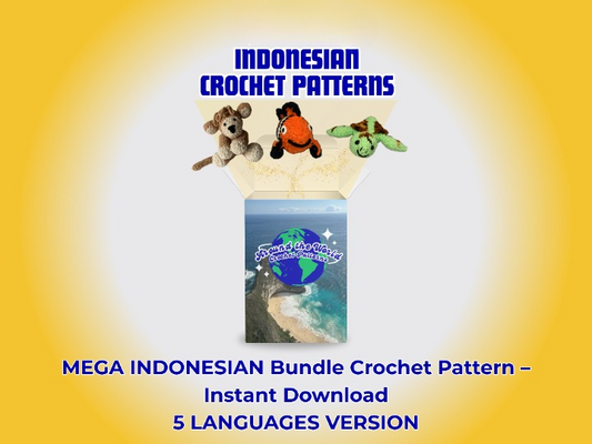 Indonesian Animals Crochet Bundle - 3 Amigurumi Patterns