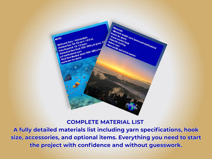 MEGA INDONESIAN BUNDLE: 3 CROCHET PATTERNS: MONKEY, SEA TURTLE AND CLOWN FISH + EBOOK Your Passport to Crochet: A Beginner’s Journey with Around the World Patterns