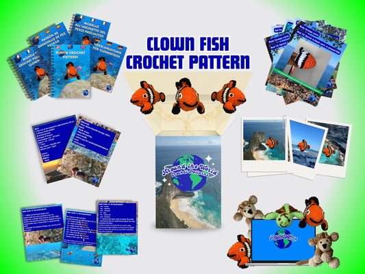 Clown Fish Amigurumi Crochet Pattern - Easy PDF for Beginners