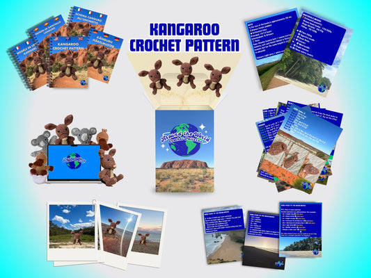 Kangaroo Amigurumi Crochet Pattern - Easy PDF for Beginners