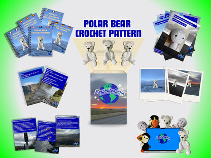 Polar Bear Amigurumi Crochet Pattern - Easy PDF for Beginners