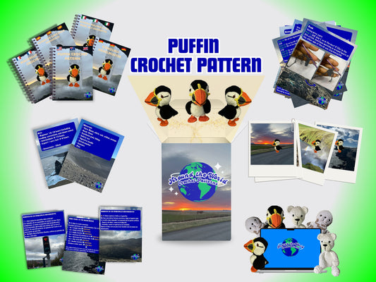 Puffin Amigurumi Crochet Pattern - Easy PDF for Beginners