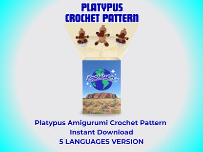 Platypus Amigurumi Crochet Pattern - Easy PDF for Beginners