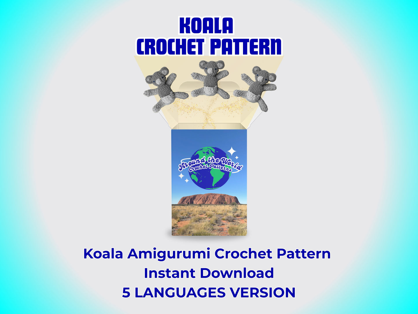 Koala Amigurumi Crochet Pattern - Easy PDF for Beginners
