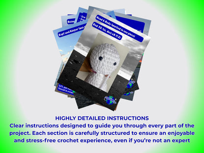 Polar Bear Amigurumi Crochet Pattern - Easy PDF for Beginners