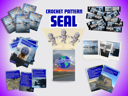 Seal Amigurumi Crochet Pattern - Easy PDF for Beginners