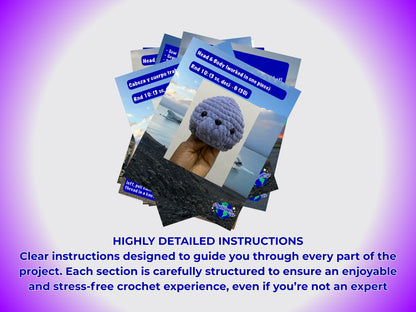 Seal Amigurumi Crochet Pattern - Easy PDF for Beginners