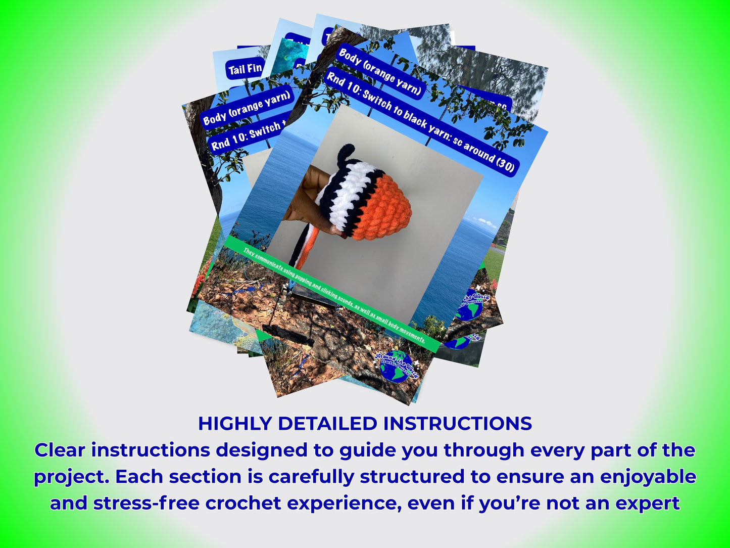 CLOWN FISH CROCHET PATTERN