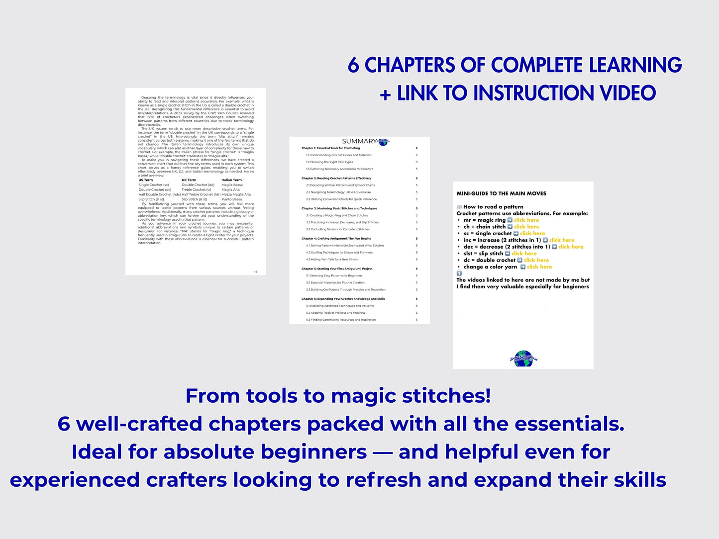Your Passport to Crochet - Beginner's Guide Ebook
