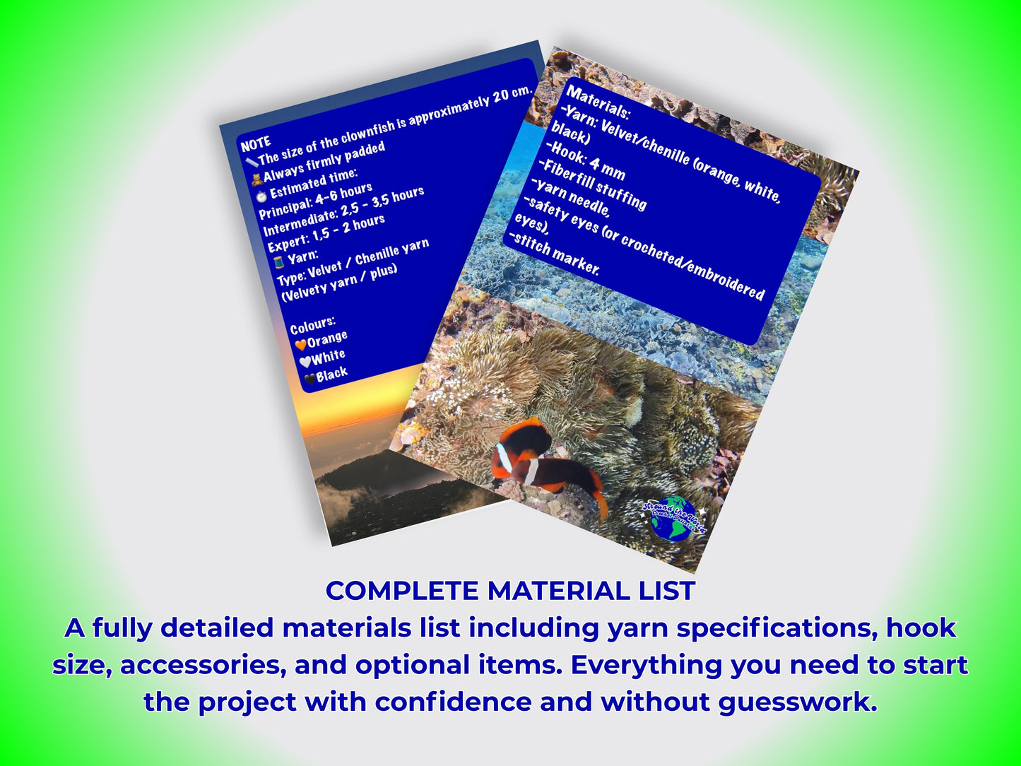 CLOWN FISH CROCHET PATTERN