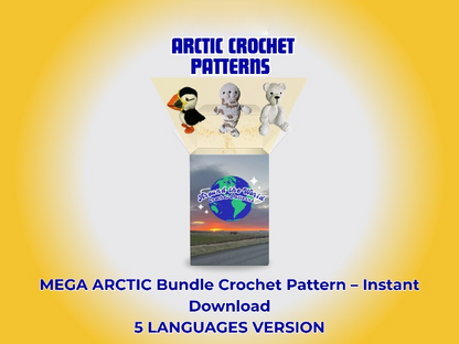 Arctic Animals Crochet Bundle - 3 Amigurumi Patterns
