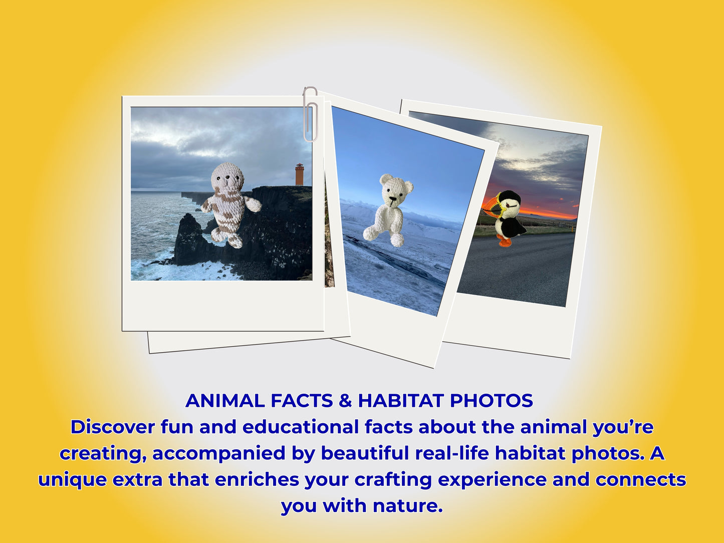 Arctic Animals Crochet Bundle - 3 Amigurumi Patterns