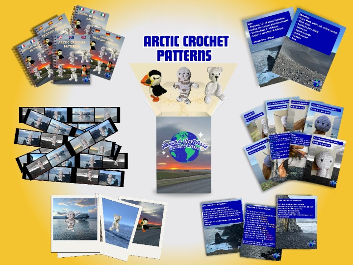 Arctic Animals Crochet Bundle - 3 Amigurumi Patterns