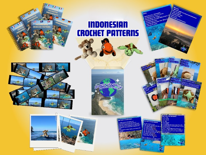 Indonesian Animals Crochet Bundle - 3 Amigurumi Patterns