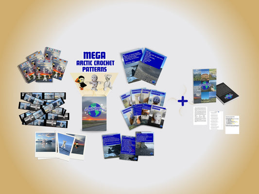 Mega Arctic Crochet Bundle - 3 Patterns + Beginner's Ebook