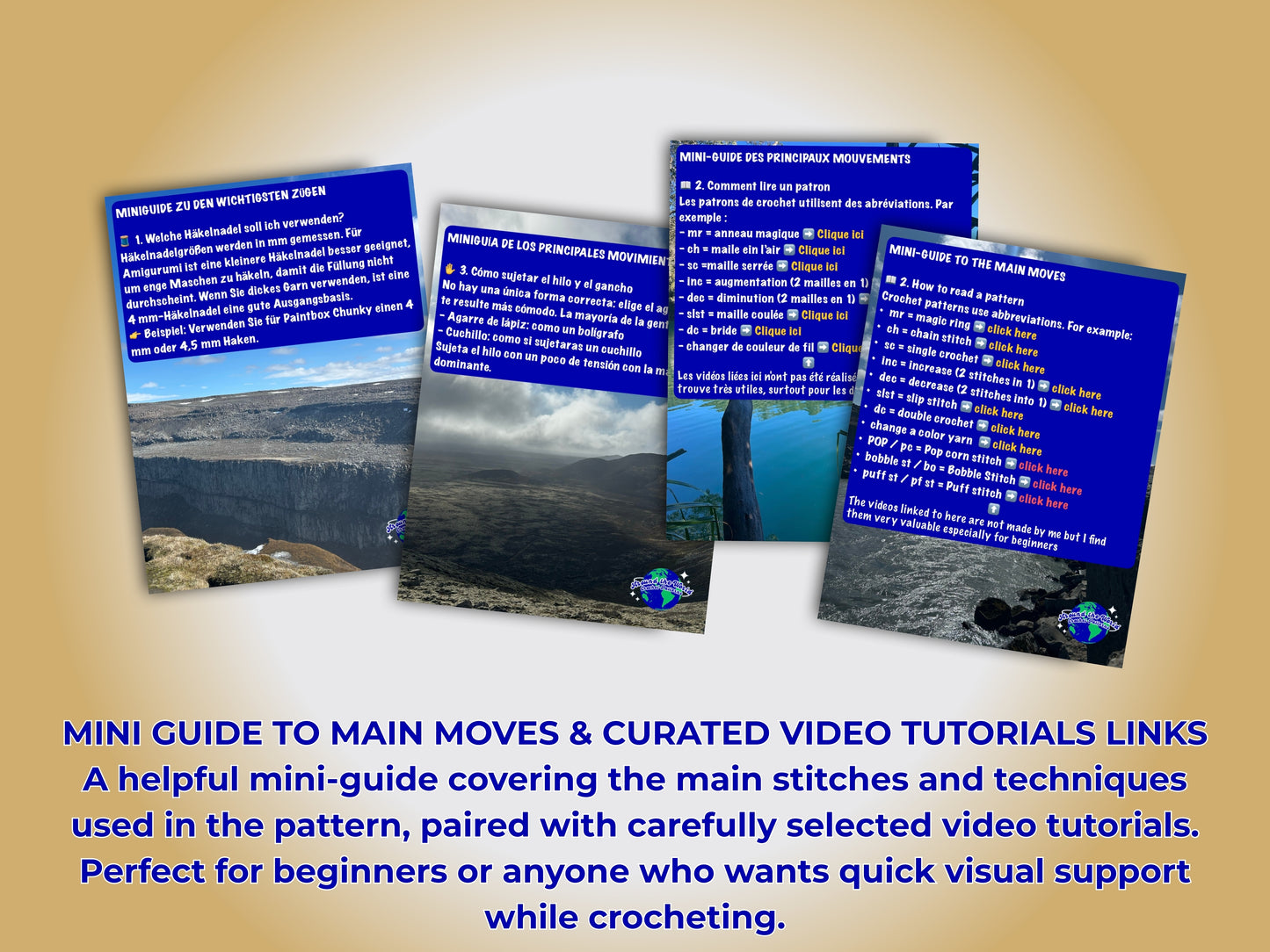 MEGA ARCTIC BUNDLE: 3 CROCHET PATTERNS: PUFFIN, POLAR BEAR AND SEAL + EBOOK Your Passport to Crochet: A Beginner’s Journey with Around the World Patterns