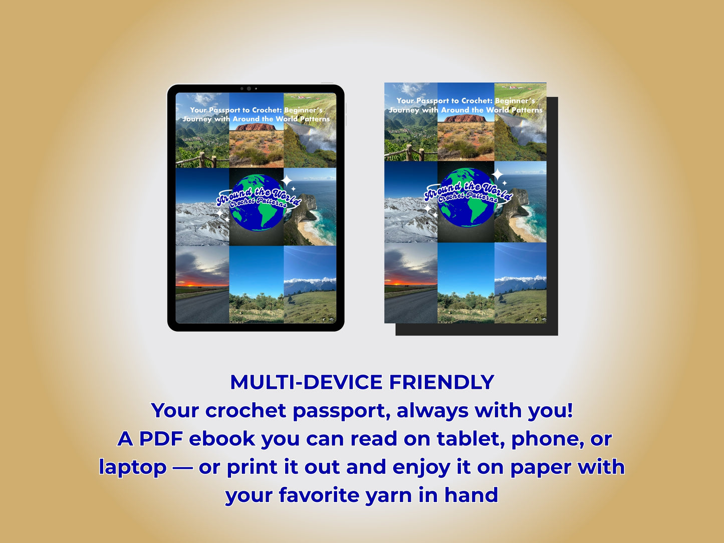 MEGA ARCTIC BUNDLE: 3 CROCHET PATTERNS: PUFFIN, POLAR BEAR AND SEAL + EBOOK Your Passport to Crochet: A Beginner’s Journey with Around the World Patterns